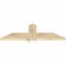 Ekena Millwork Eugene Rough Sawn Timber Gable Bracket, Douglas Fir, 48"W x 16"H x 2"D x 6"F, 8/12 Pitch GBW048X16X0206EUG00RDF - alternate 2